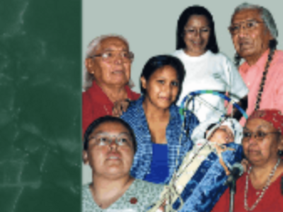 Cover photo for Presidents Cancer Panel 2002 report "Facing Cancer in Indian Country".